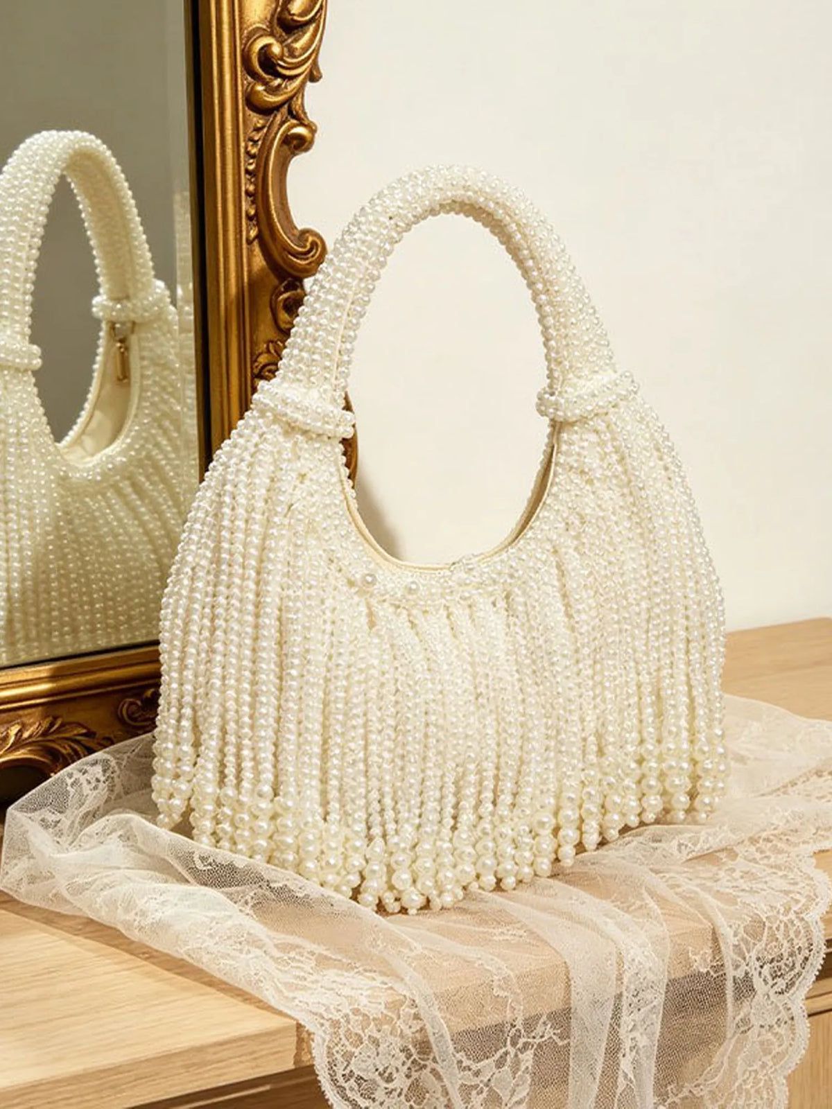 Makayla Pearl-tassel Bag