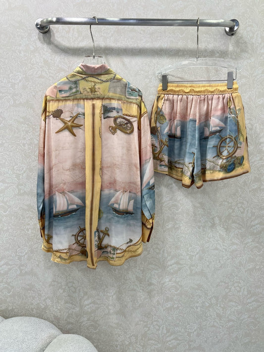 Zimmermann 25 Top and Shorts Set 366