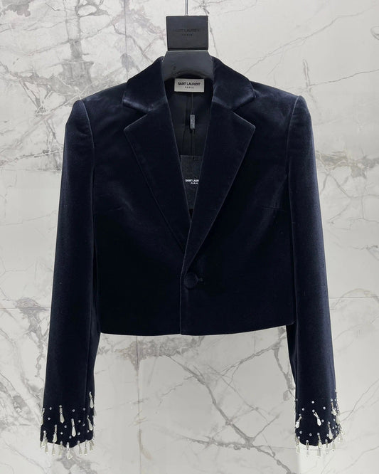 YSL 25S VELVET OUTFIT SET STYLE 139