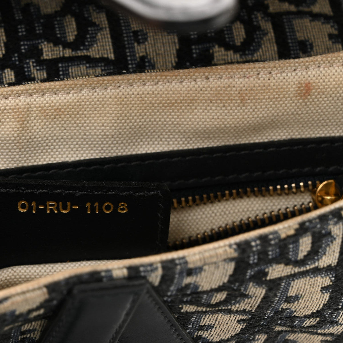 Oblique Saddle Bag Blue