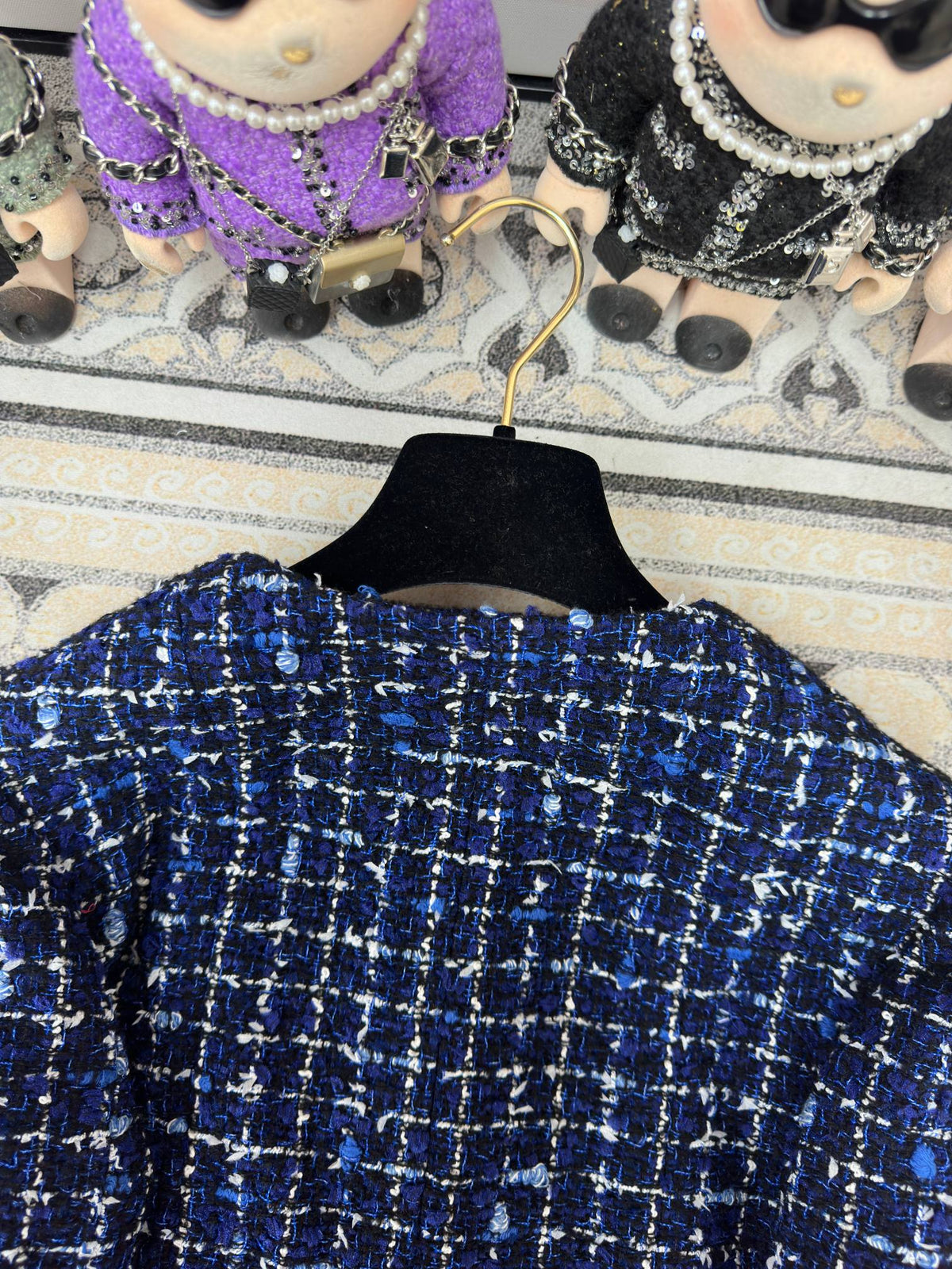 CC Tweed Jacket Blue Polyamide Wool 251879