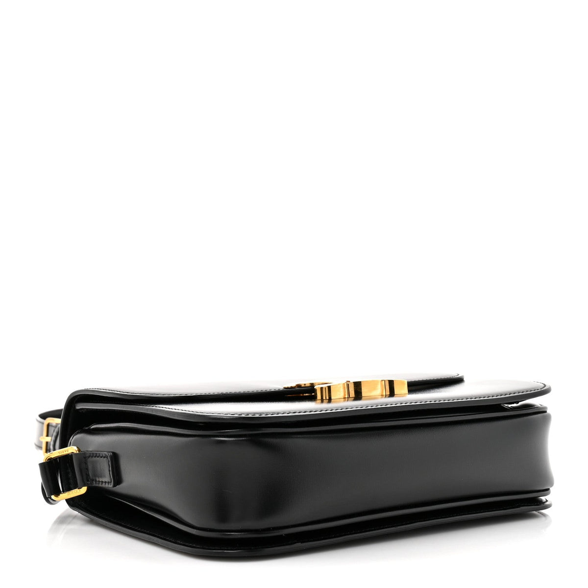 Shiny Calfskin Medium Triomphe Black