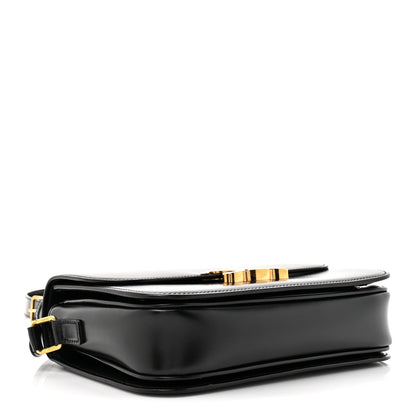 Shiny Calfskin Medium Triomphe Black