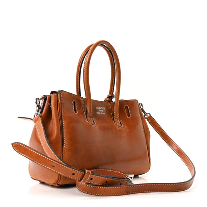 Vegetable Tanned Lambskin Mini Bel Air Carry All Bag Tan Cowboy