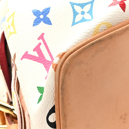 Monogram Multicolor Petit Noe White