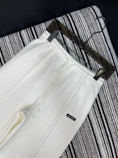 MIUMIU WIDE-LEG PANTS STYLE 653