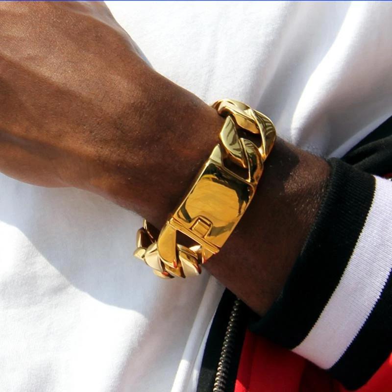 Stainless Steel Chunky Chain Bracelet