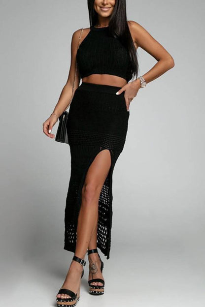 Slim Fit Straight Beach Dress Set