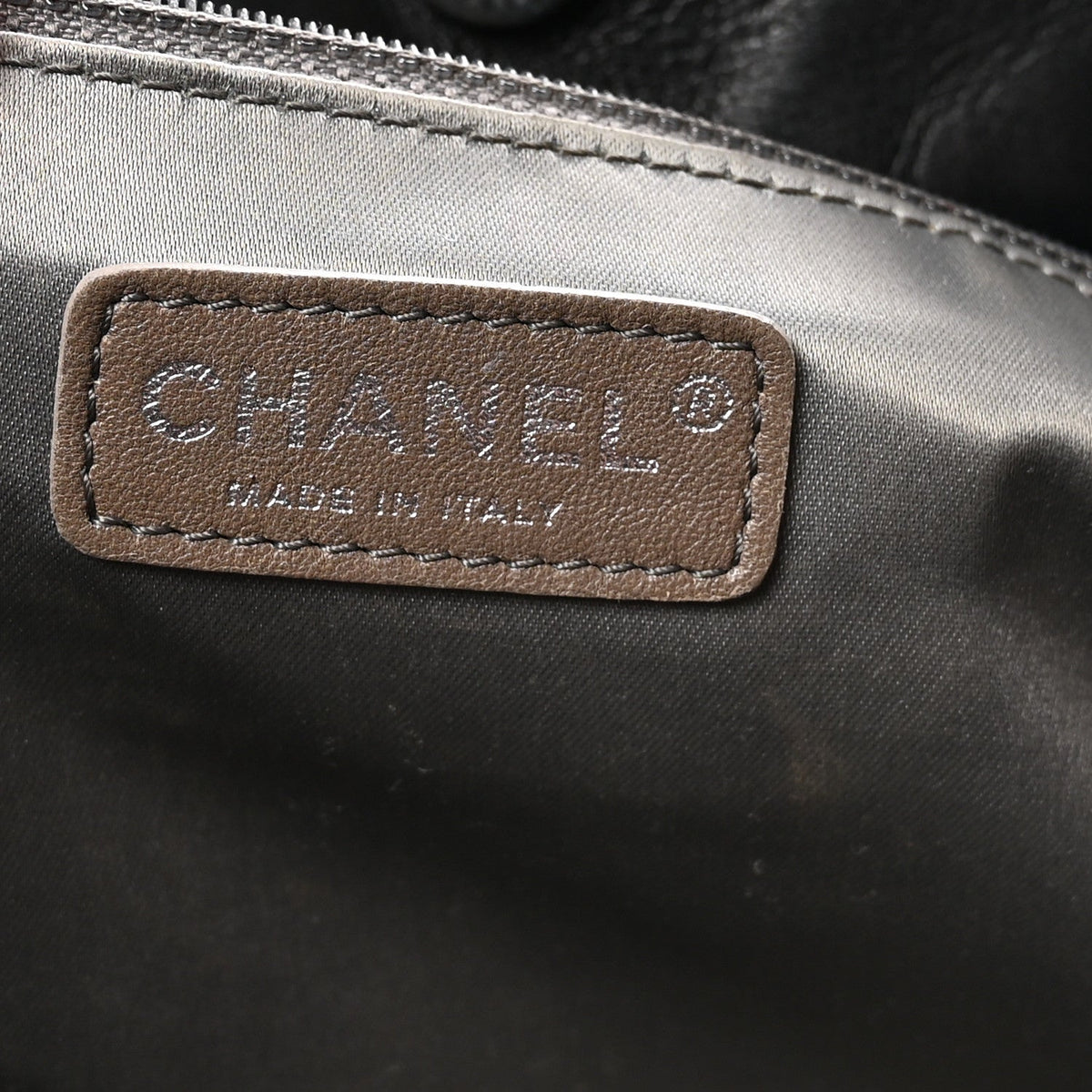 Lambskin CC Shoulder Bag Black