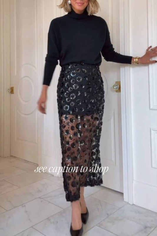 Oversize Cashmere Turtleneck Sweater
