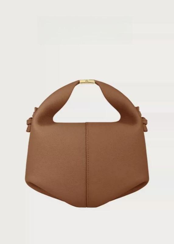 Cowhide Leather Shoulder Messenger Bag With Lychee Pattern
