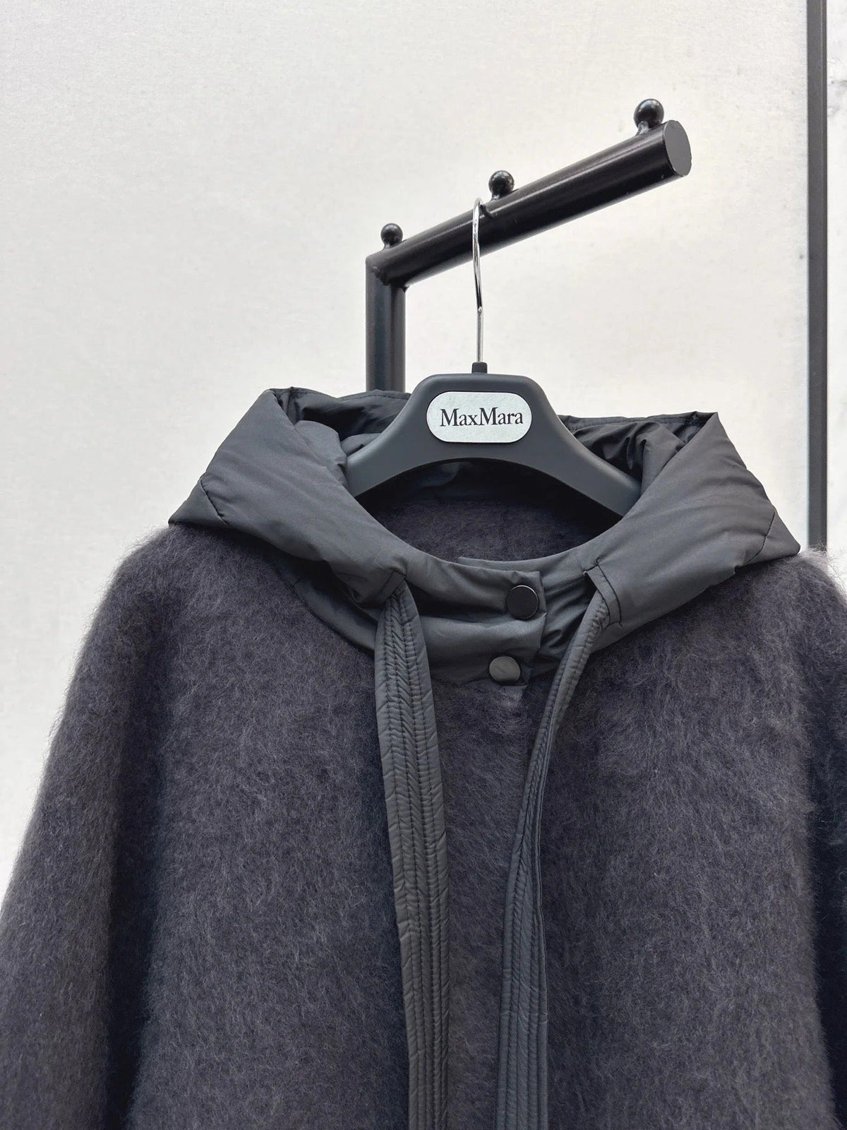 MAX MARA 25S HOODED KNIT JACKET 105