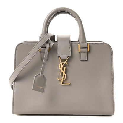 Calfskin Baby Monogram Downtown Cabas Oyster Grey