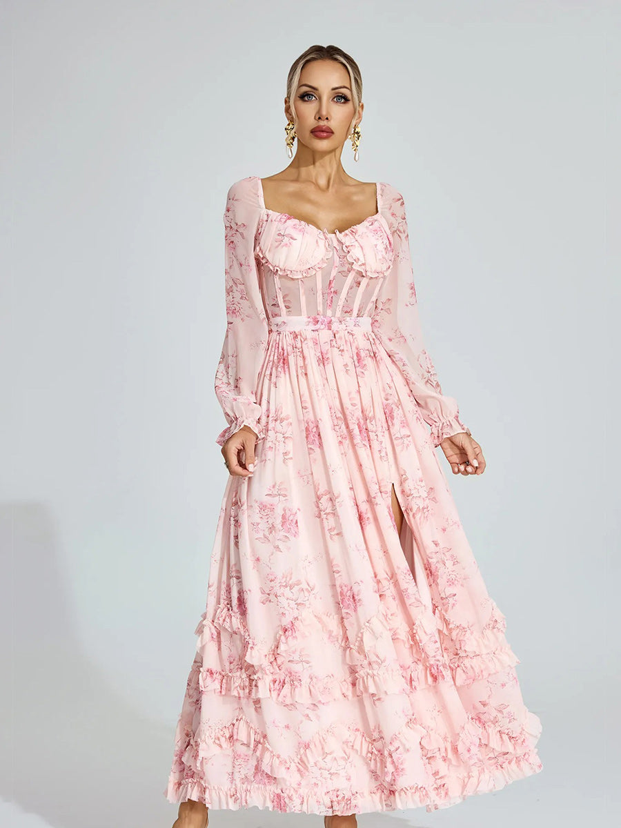 Imelda Maxi Dress In Pink