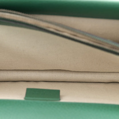 Pebbled Calfskin Small Dionysus Shoulder Bag Emerald