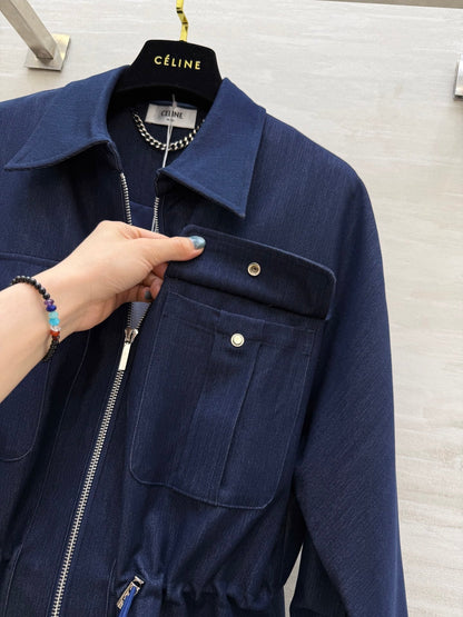 Celine 25 Drawstring Jacket Polyester 298413