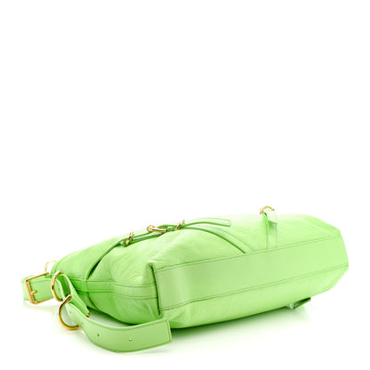Calfskin Medium Voyou Bag Green