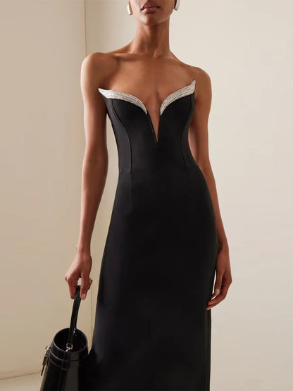 Luciana Maxi Dress In Black