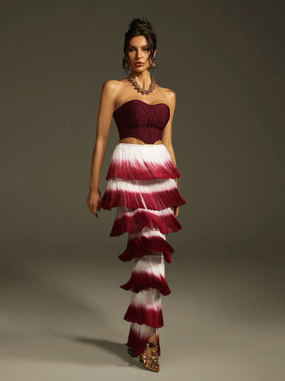 Clementine Fringe Two Piece Set