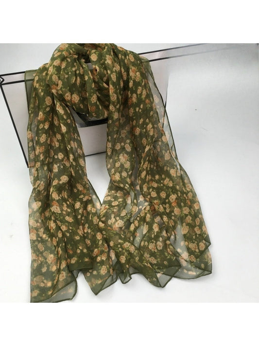Scarvii - Women's Floral Patterned Scarf - Versatile &amp; Stylish
