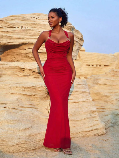Siena Maxi Dress In Red