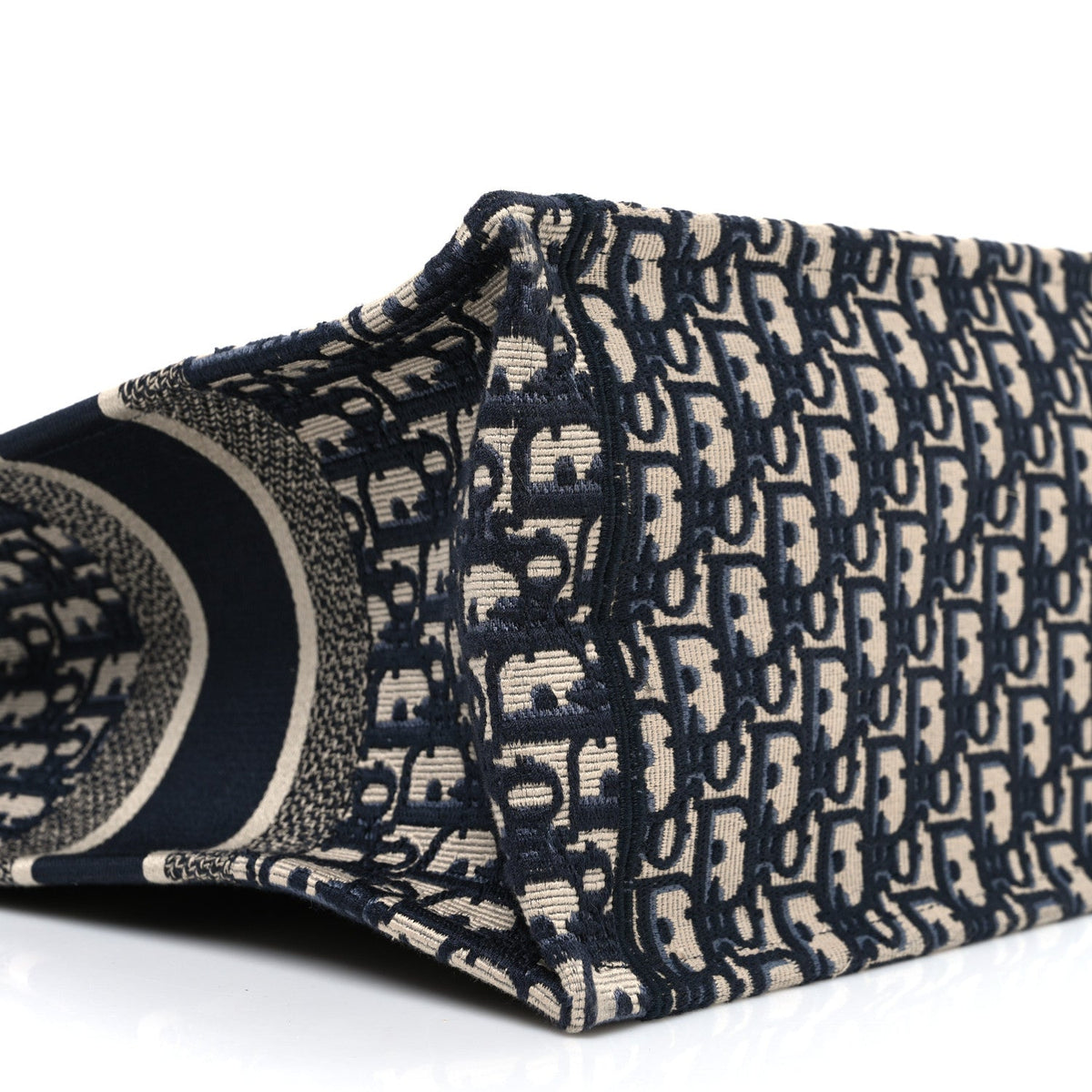 Oblique Medium Book Tote Blue Multicolor
