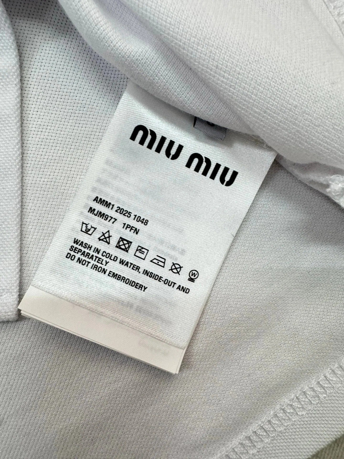 MIUMIU POLO SHIRT STYLE 744