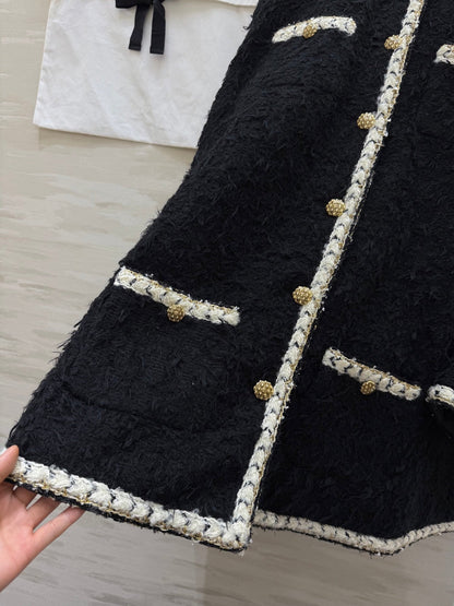 CC FW 25/26 Cape Black White Tweed 343347