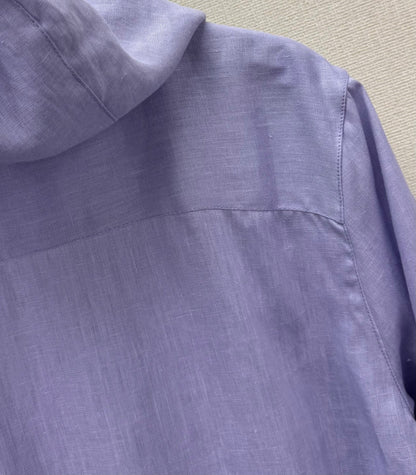 LP 25 Linen Hooded Purple Jacket 297177