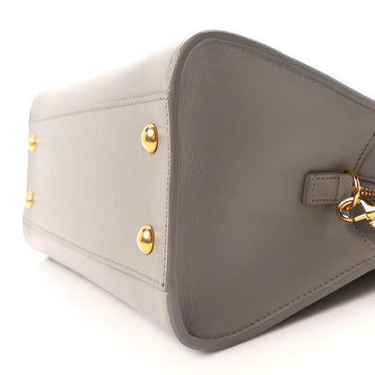 Calfskin Baby Monogram Downtown Cabas Oyster Grey