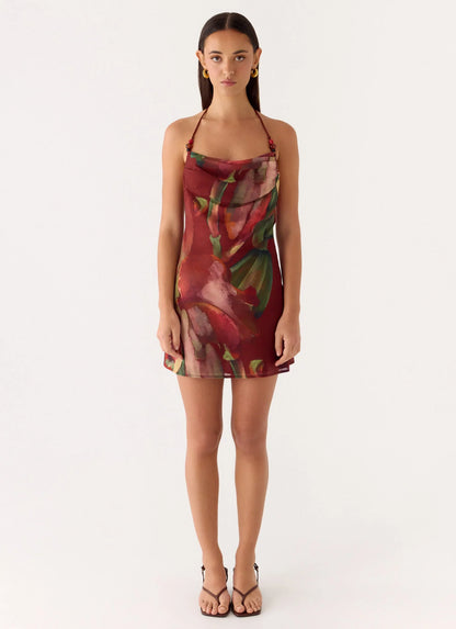Camilla Cowl Mini Dress - Cuba Cuba