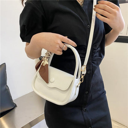 Solid Color Retro Mini Square Bag