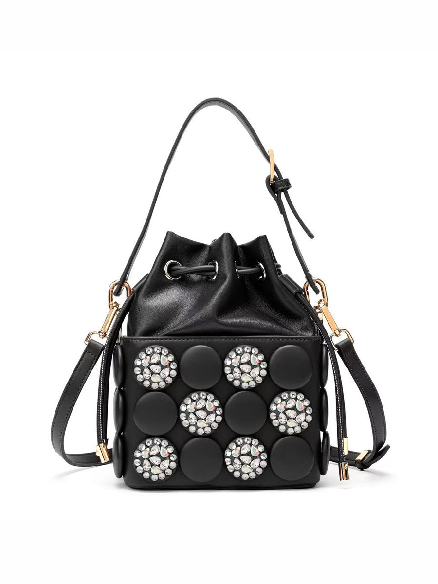 Persephone Retro-Button Cylindrical Bag