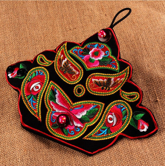 Ethnic Bracelet Gloves Retro Refers To Fabric Armbands With Original Embroidered Hand Jewelry Handmade Jewelry
