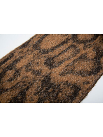 Scarvii - Winter Snake Printed Tassel Scarf