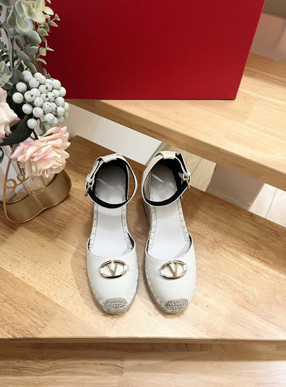 The Bold Edition Vlogo Espadrilles and Wedges 80mm White