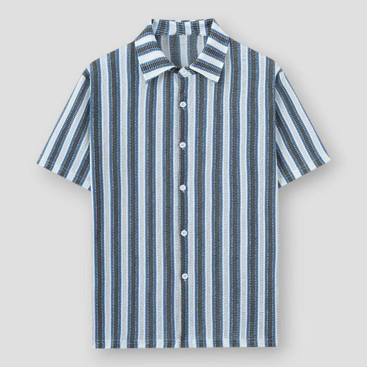 Sky Madrid Albany Striped Polo Shirt