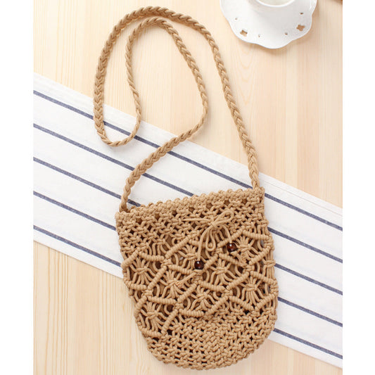 Crochet Market Bag Vintage Ethnic Woven Bag
