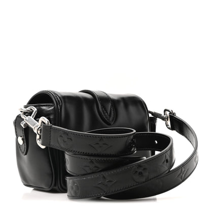 Calfskin Cargo Wearable Wallet Black