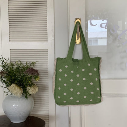 Crochet Tote Bag Simple Fashion Wool Bag
