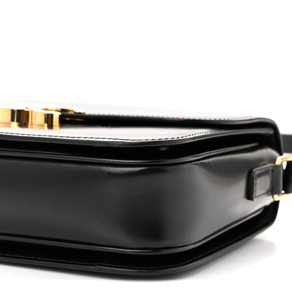 Shiny Calfskin Medium Triomphe Black