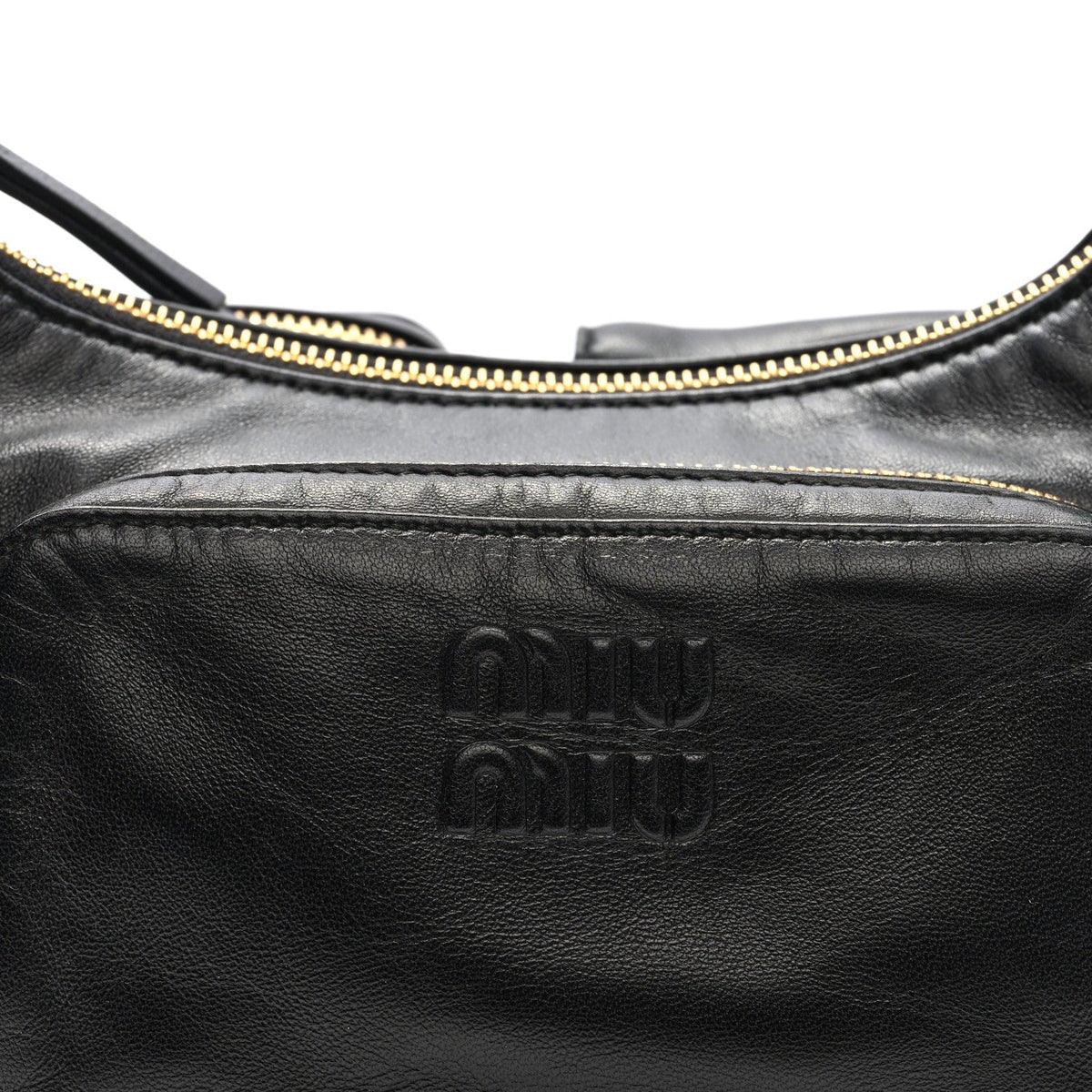 Nappa Multi Pocket Hobo Black
