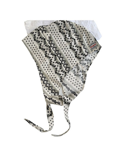 Haila - Fashion Print Hat-shaped Headscarf - Light &amp; Stylish