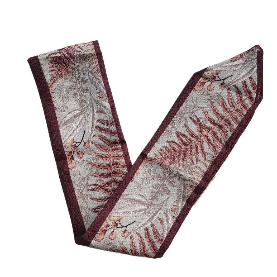 Scarvii - Plant-Print Neck Scarf - Classic &amp; Soft