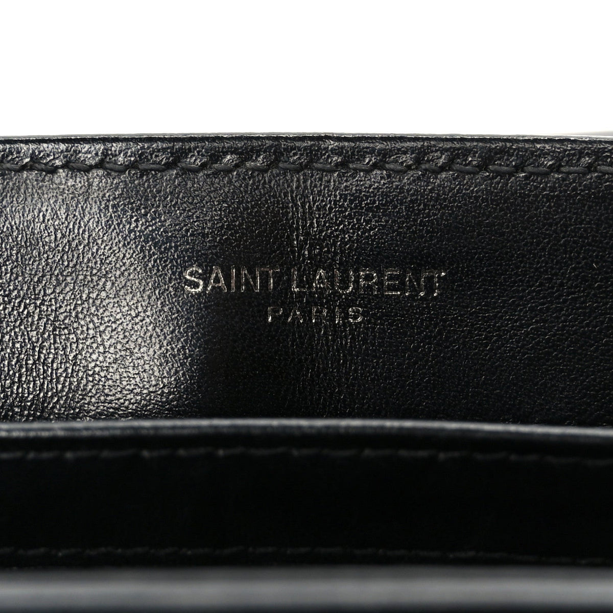 Calfskin Y Quilted Monogram Monochrome Toy Loulou Crossbody Bag Black