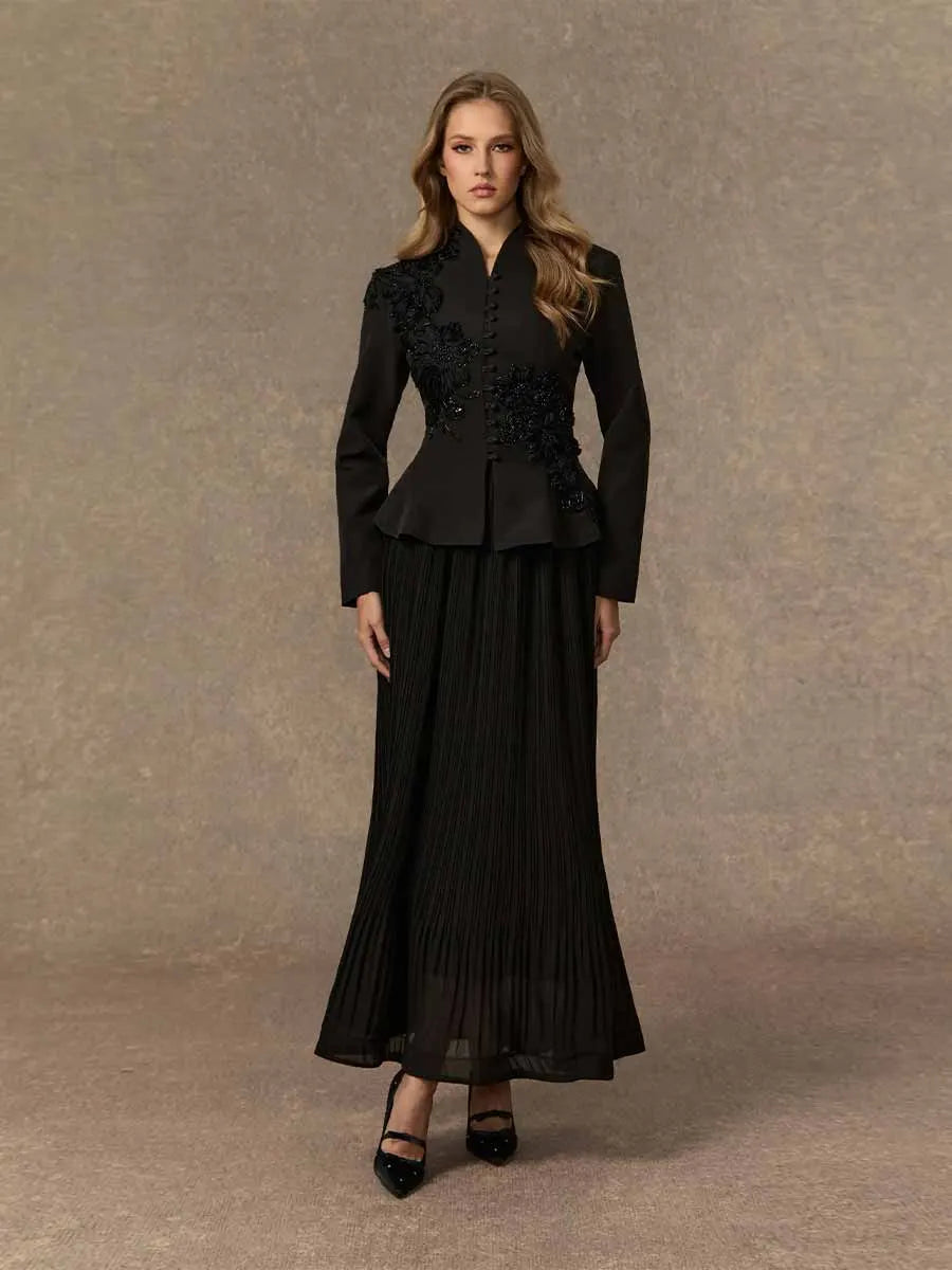 Ashlyn Lace Embroidered Two Piece Set