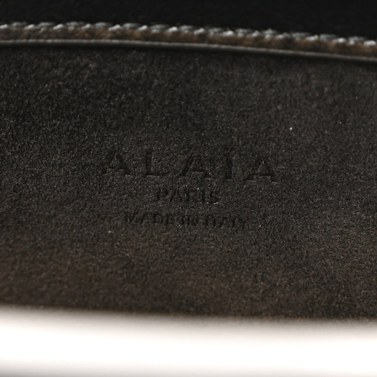 Calfskin Small Le Click East West Bag Black