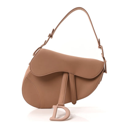 Ultra Matte Calfskin Saddle Bag Blush