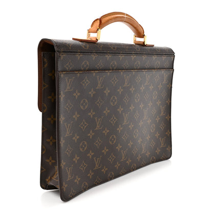 Monogram Canvas Robusto 1 Compartment Briefcase