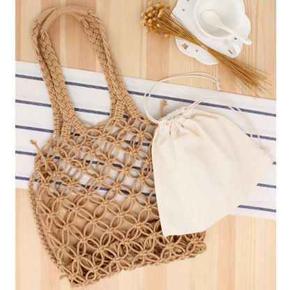Crochet Market Bag Cross-Body Bag In Hand